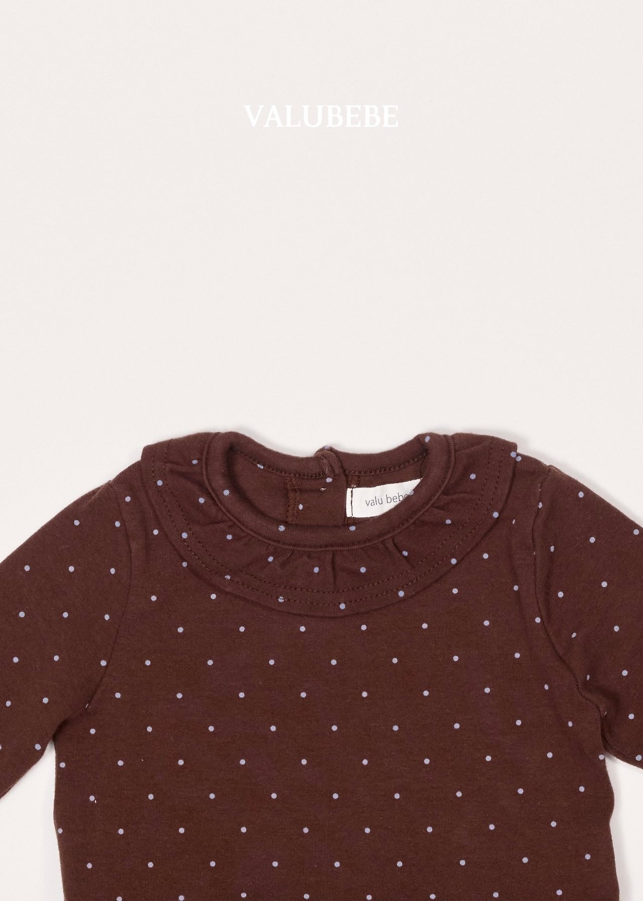 送料無料【予約】/ シュシュドットフリルTシャツ / valubebe