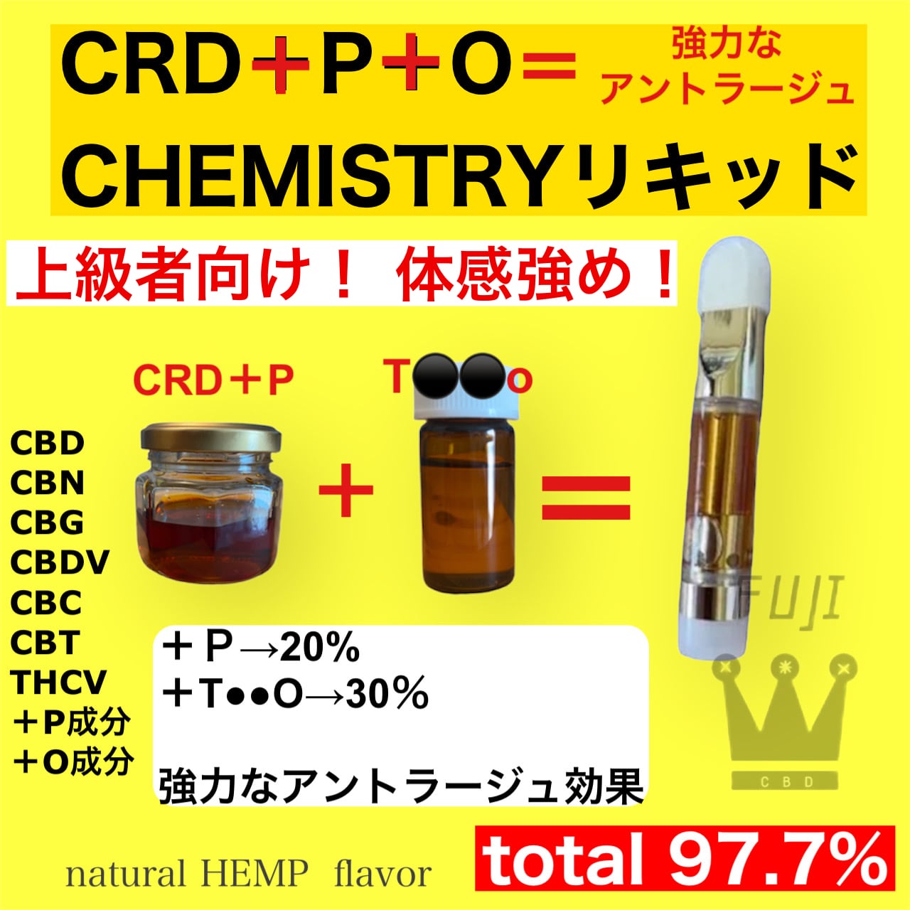 CHEMISTRY8リキッド　renewal# crdp crd cbn cbd