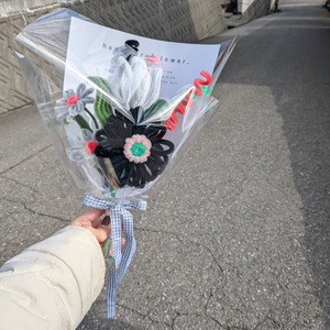 【受注生産品】oshiiro bouquet series black 【推し色シリーズ】 | fuwafuwa flower