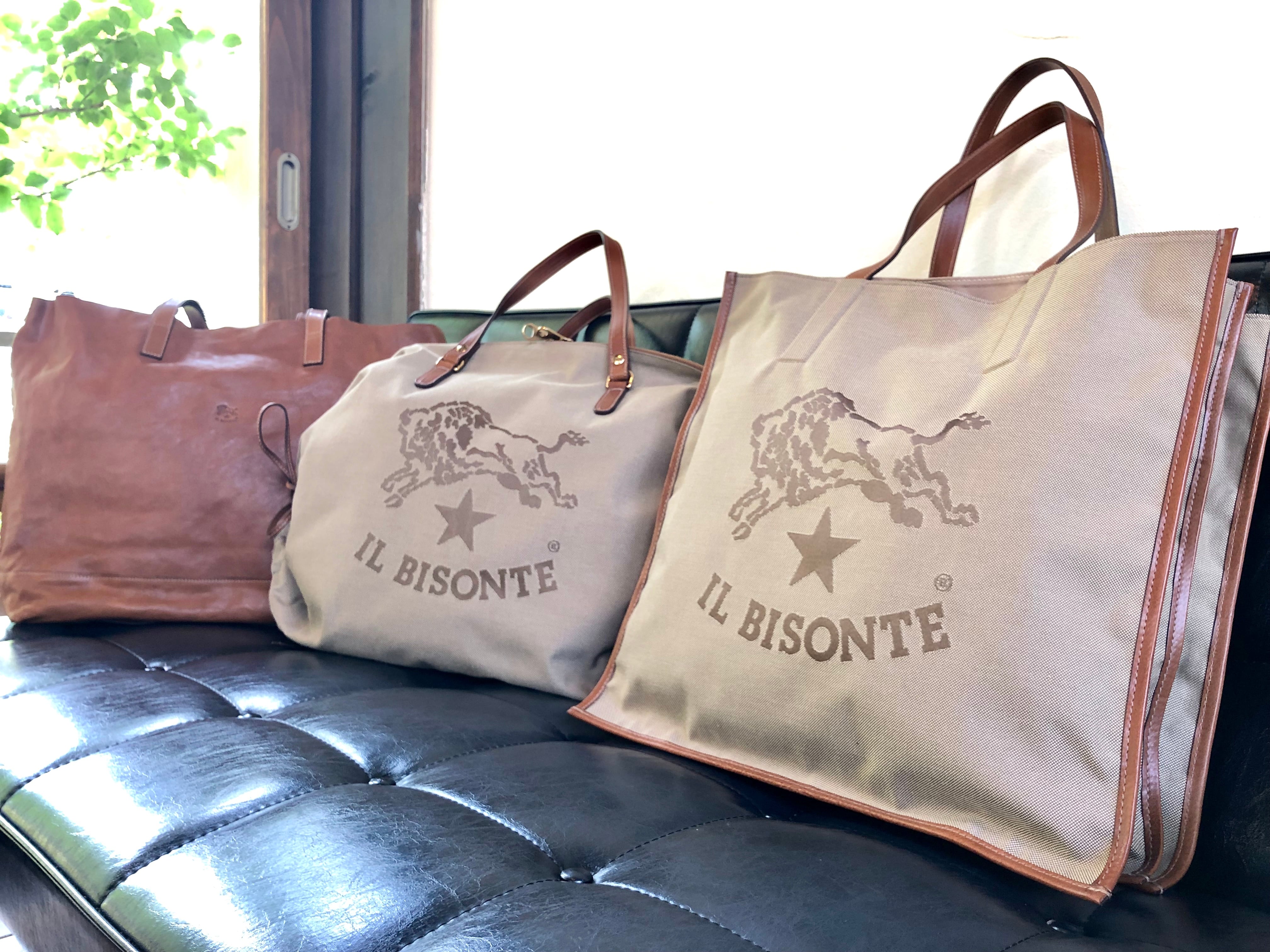 IL BISONTE 長財布 トートバッグ 2点セット