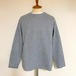 Jacquard Waffle Roll Neck Cut & Sewn　Gray