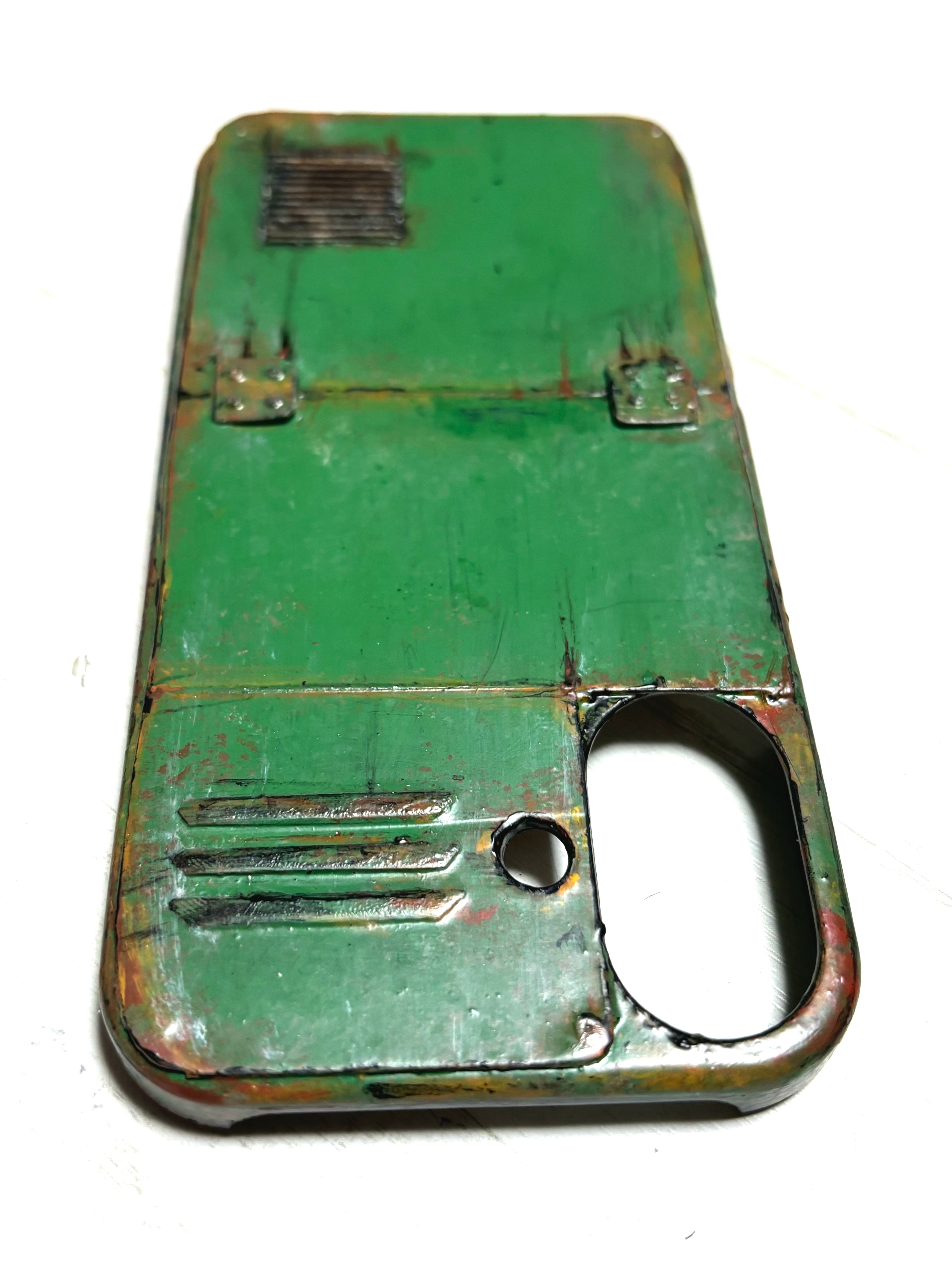 PROZEEL サビ塗装ビンテージ風 マッドダクトスマホケース | vintage