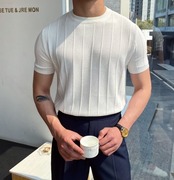 【BB87】Stripe Tee