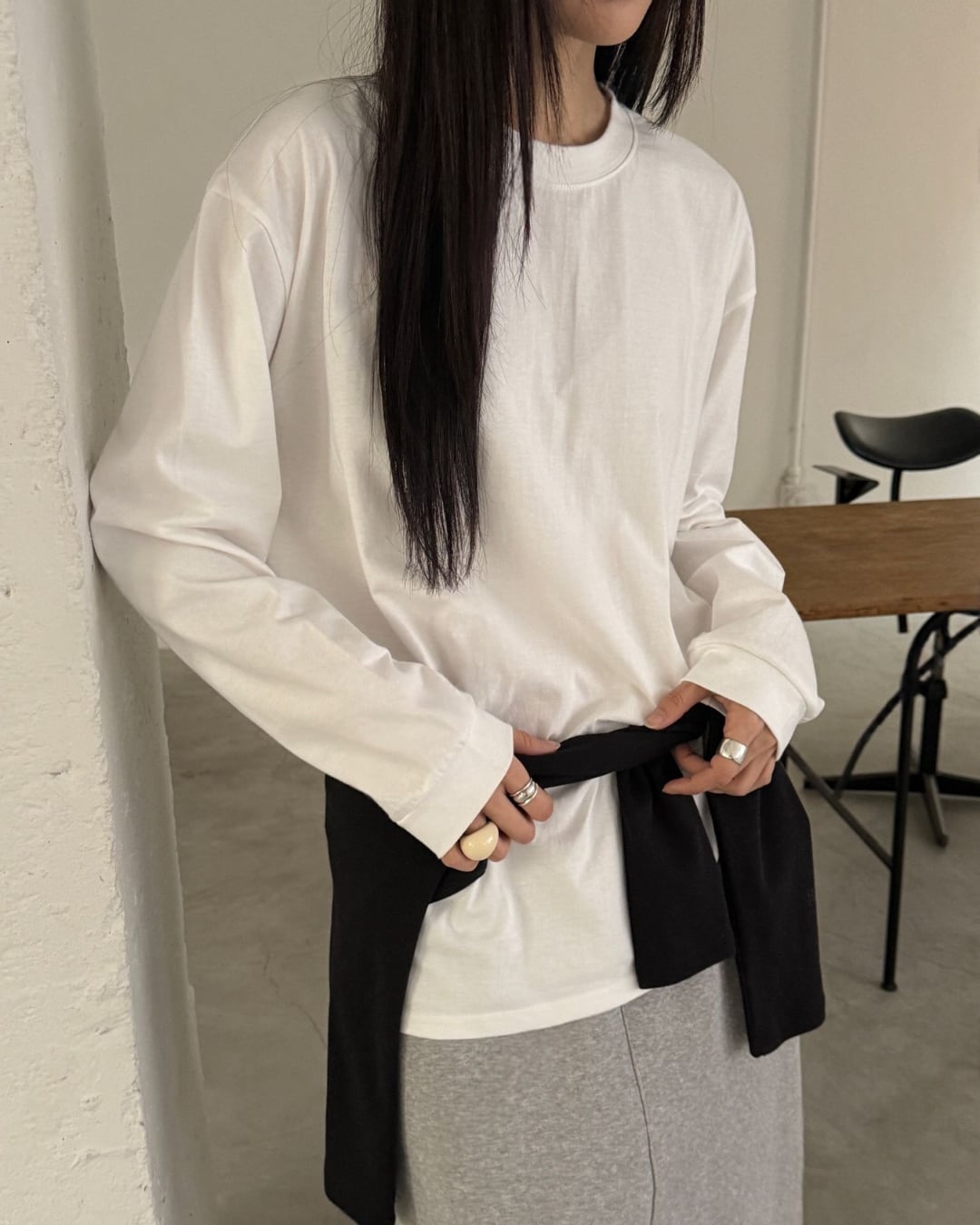 ルーズロングスリーブTシャツ