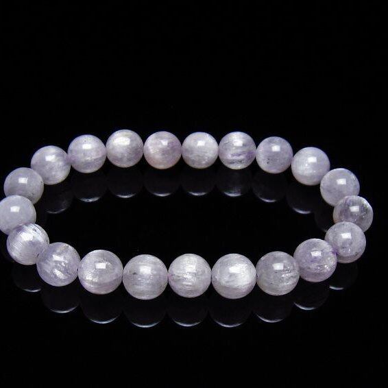 クンツァイト ブレスレット 9mm 一点物 メール便可 [M便 1/10] 111-40626