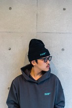 〈TGIF〉LOGO BEANIE KNIT CAP - Black