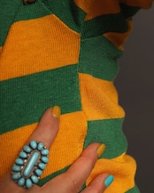 1960's Striped / Athletic T-shirt