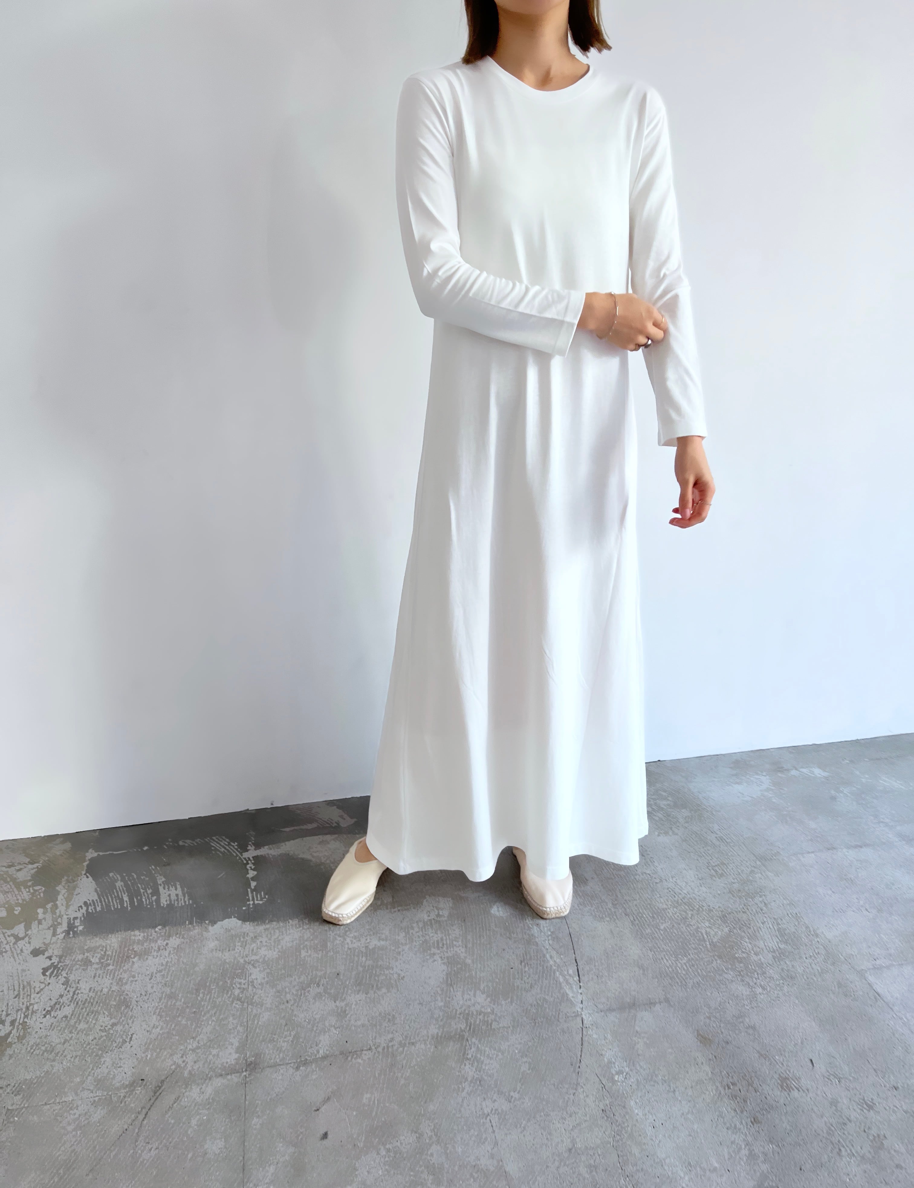 takes. / WOMEN'S DRESS / BAMBOO ワンピース【WHITE / GREY / NAVY