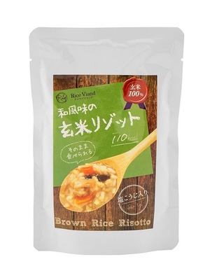 和風味の玄米リゾット