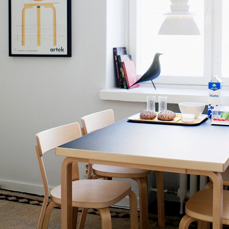 Artek（アルテック）｜ 80A テーブル（120 X 60）ナチュラル テーブル 80A（120 x 60）ナチュラル ラッカー – Artek Tokyo Store