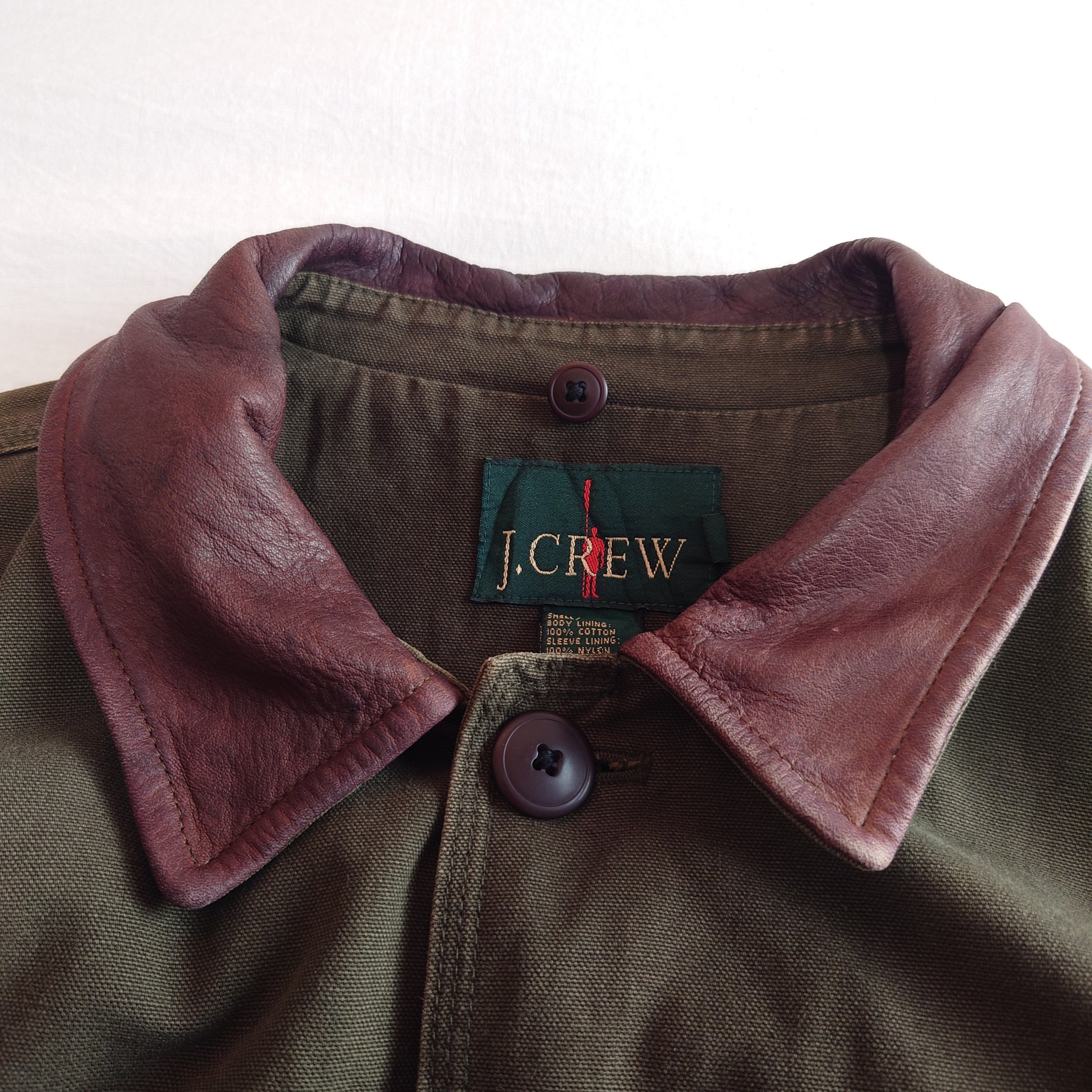 旧タグ80～90s】J.CREW ジェイクルー ハンティングジャケット カーキ