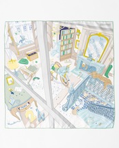〈Hermès〉Carres 90 Scarf MYSTERE AU 24