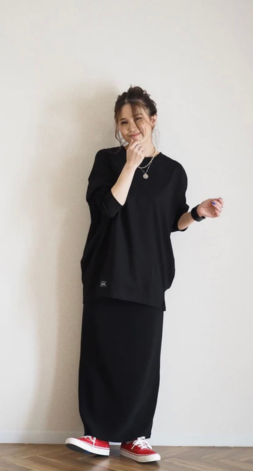 ANIECA 】Simple Tag Long T-Shirt | valance 福井｜レディース
