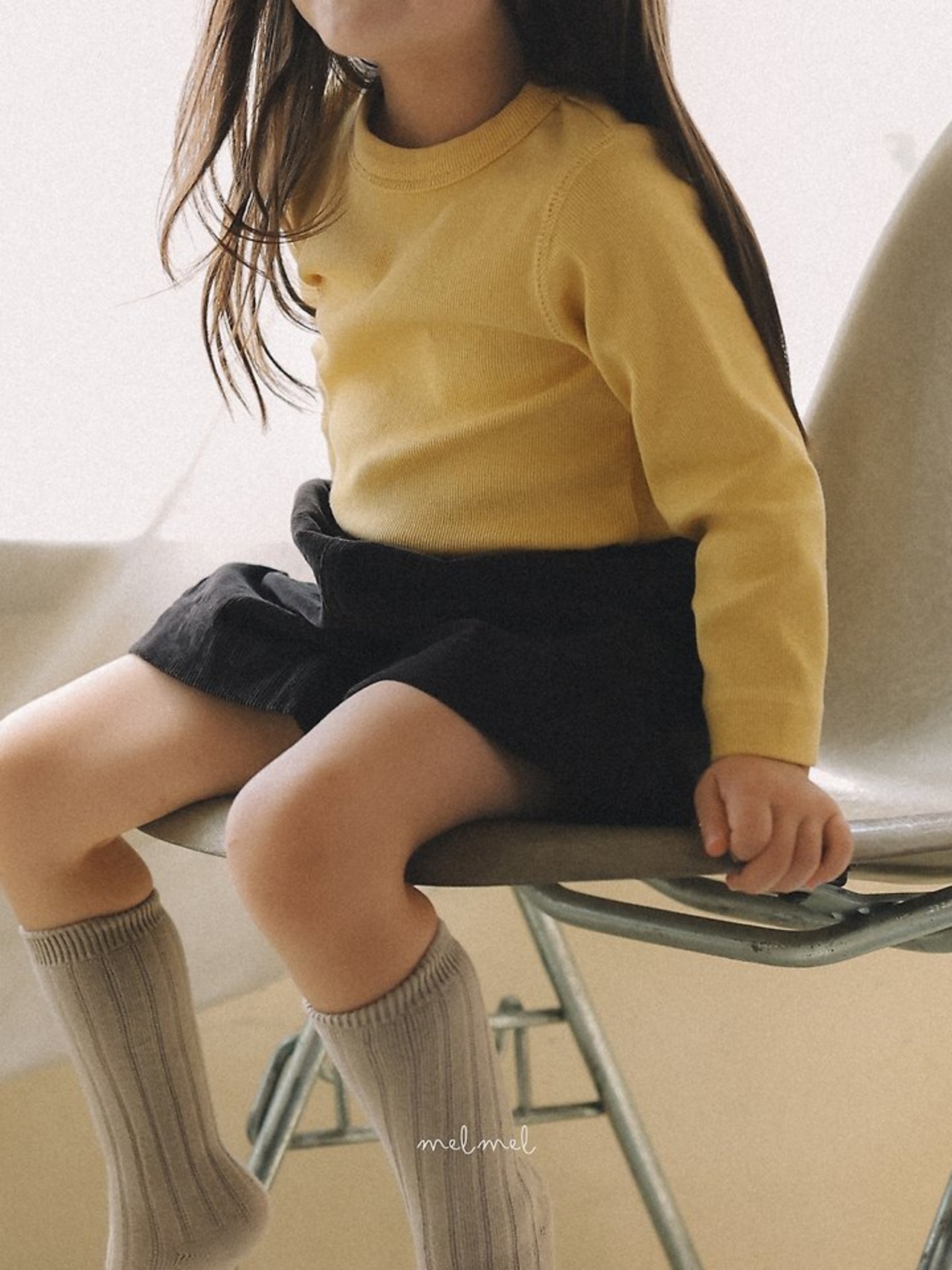 【取寄/韓国直送】melmel コーデュロイ ハーフパンツ｜秋服｜韓国子供服 ｜26/AT