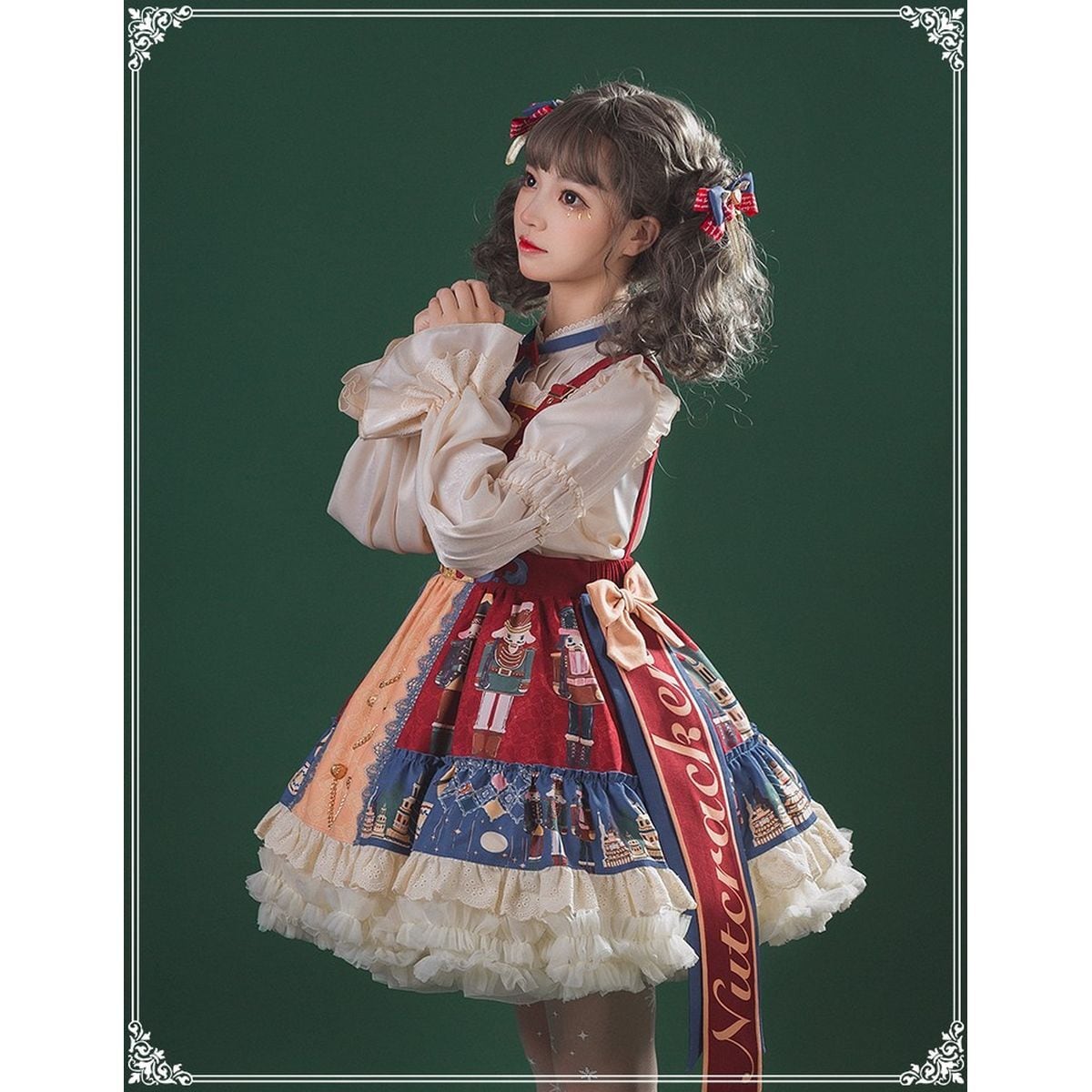 クリスマスパーティージャンパースカートセットアップ | Maiden's Rêve