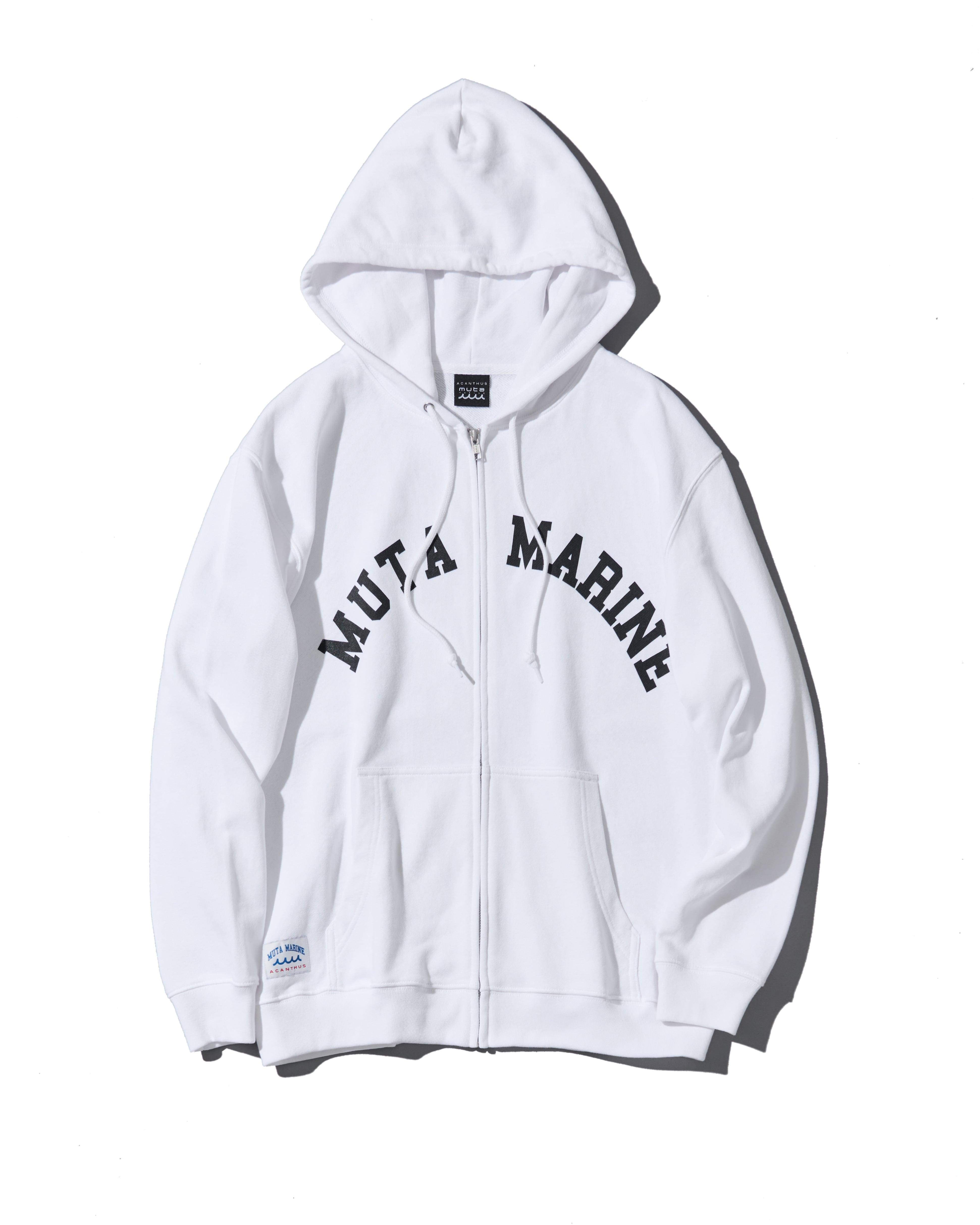 muta MARINE × ACANTHUS アーチロゴ ジップアップ パーカー | ACANTHUS
