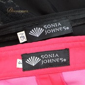 フラメンコ 衣装 SONIA JOHNES ソニアジョーンズ ツーピース セットアップ 上下セット ピンク系 ブラック系 黒 ピンク ボランテ フリル レース ダンス パーティ 発表会 ハイウエスト かわいい レディース ステージ衣装 ダンス衣装 舞台衣装 エレガント