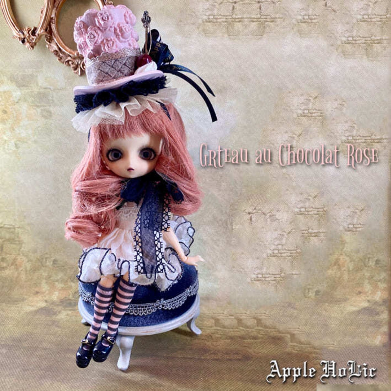 ドール ハット 　Grtean au Chocolte Rose ショコラローズ