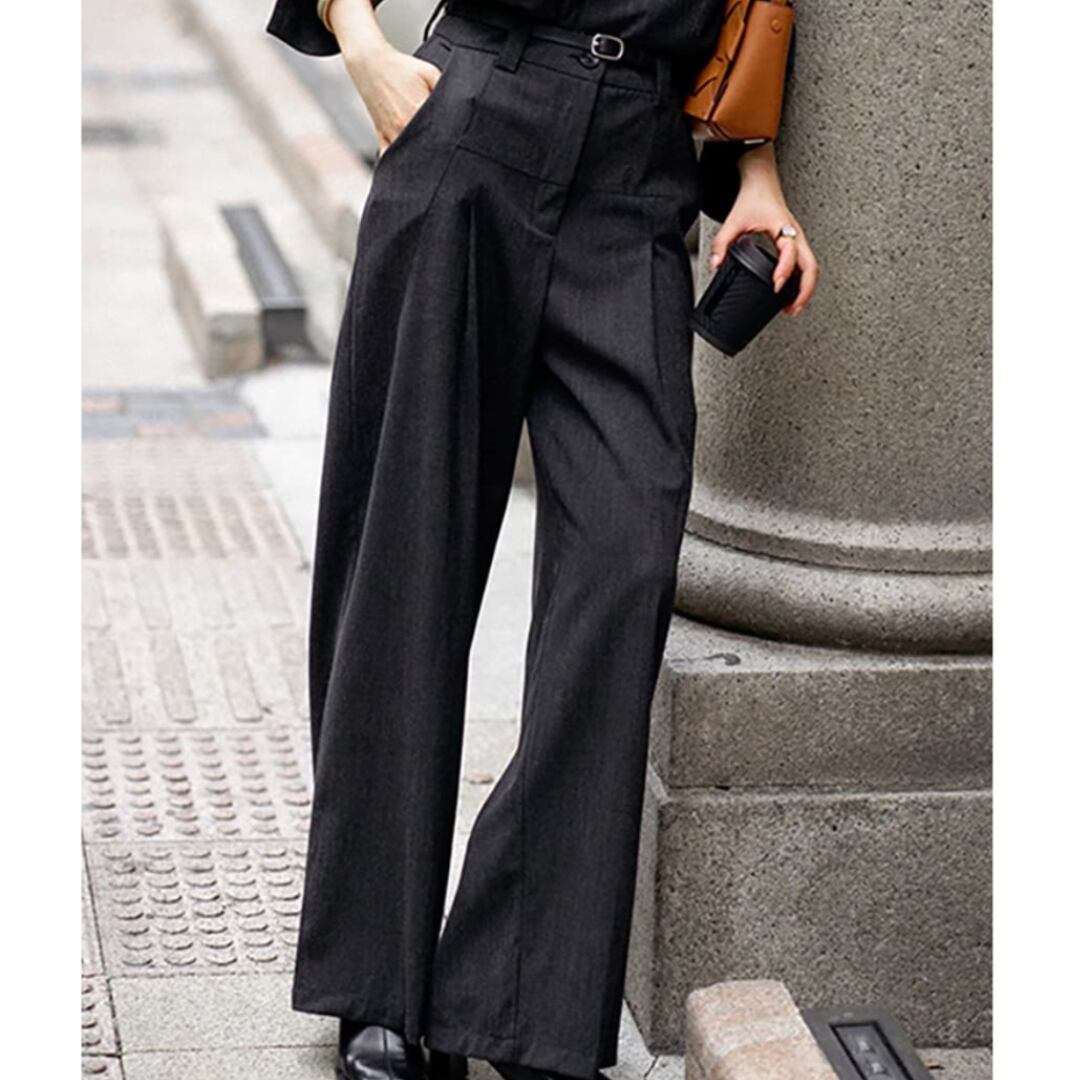 エレガントワイドパンツ(セットアップ対応品) JC0131