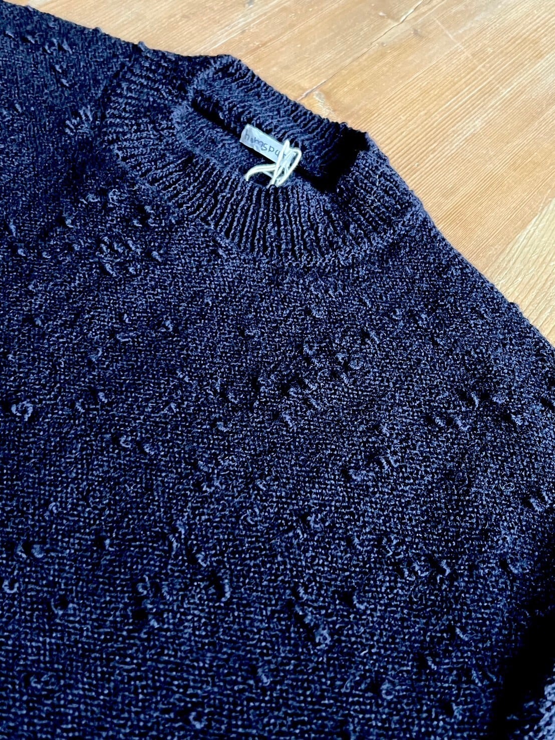 ウールノットヤーンPO プルオーバー ニット homspun ホーム ウールノットヤーンPO プルオーバー ニット homspun ホーム