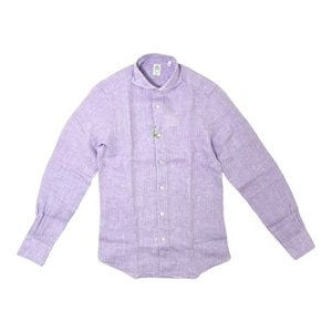 FINAMORE(フィナモレ) Linen Shirt"SERGIO"/PURPLE