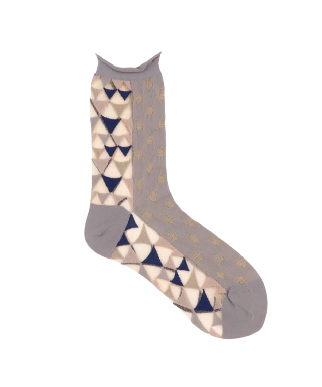 Ayamé /  back sheer triangle socks
