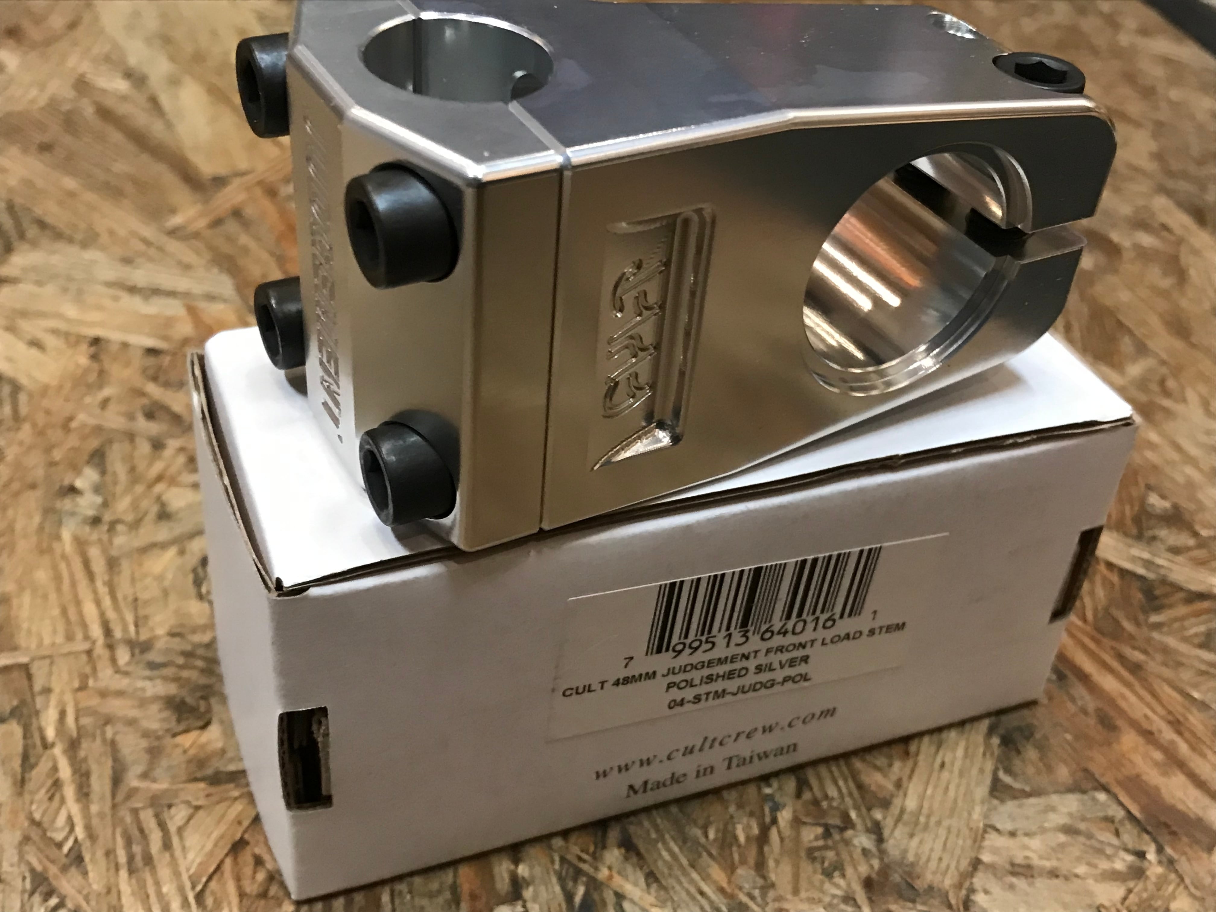 CULT 48mm JUDGEMENT Stem Polished Silver | bmxshop