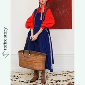 【3color】帆船と旅する陽だまりバルーンシャツ 《W0158》