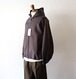 LAMOND " DOUBLE CLOTH ZIP PARKA ( CHACOAL )"