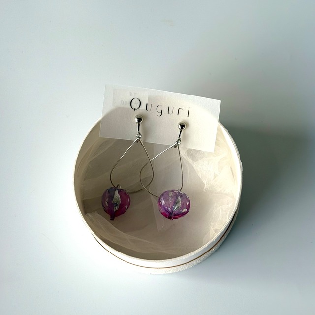 寺村サチコ「Quguri」ピアス・イヤリング　marbles-1