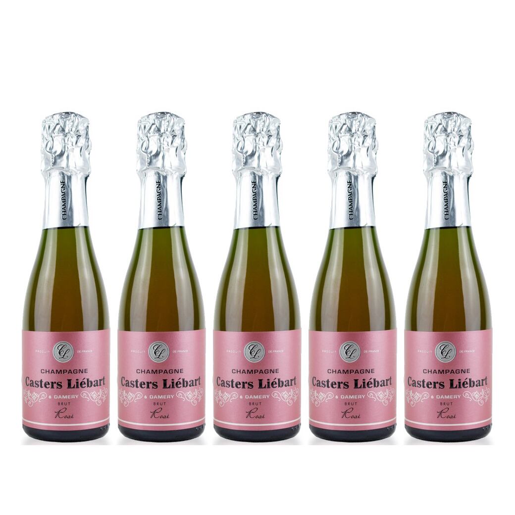 キャステル・リエバ　ロゼ ブリュット ピッコロ(200ml×5本セット)