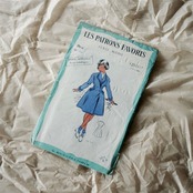 フランス 50s 永遠の子供服と型紙 LES PATRONS FAVORIS 女の子 コート ヴィンテージ