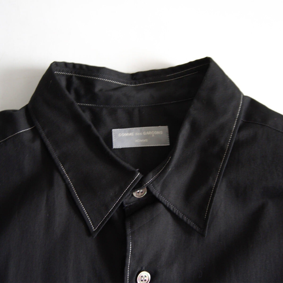 AD1998/アーカイブ】COMME des GARCONS HOMME【90s シャツ】 ブラック
