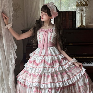 ゆめかわ♡全2カラー ヘッドドレス付きロングワンピース wanpi106 ゆめかわ♡全2カラー ヘッドドレス付きロングワンピース wanpi106