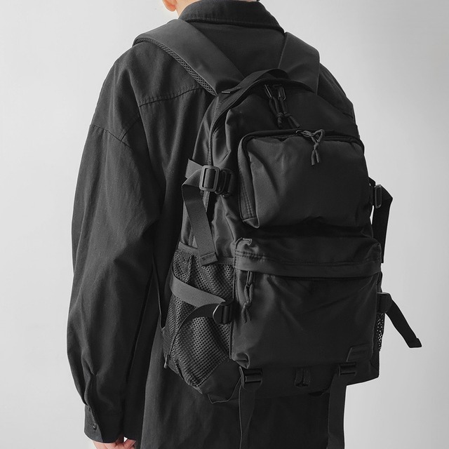 フルブラック防水リュックサック