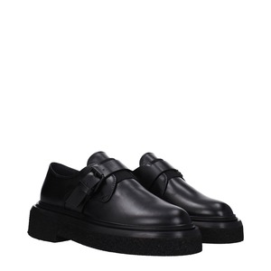 【新品】MAX MARA マックスマーラ レディース レースアップシューズ レザー ブラック 23452605346004