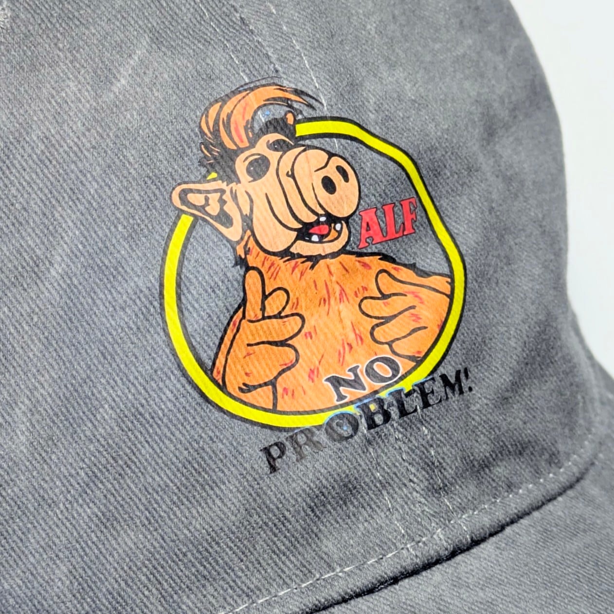 【 ALF( アルフ ) 】 6パネルCAP / ベースボールキャップ / ウォッシュ加工 / ピグメント加工 〚アメリカン雑貨 アメトイ〛