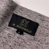 R.NEWBOLD アールニューボールド studio WORKS デザイン 半袖 Tシャツ L/グレー メンズ