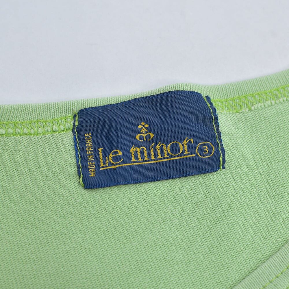 フランス製 Le minor ルミノア バスクシャツ 無地 長袖 カットソー