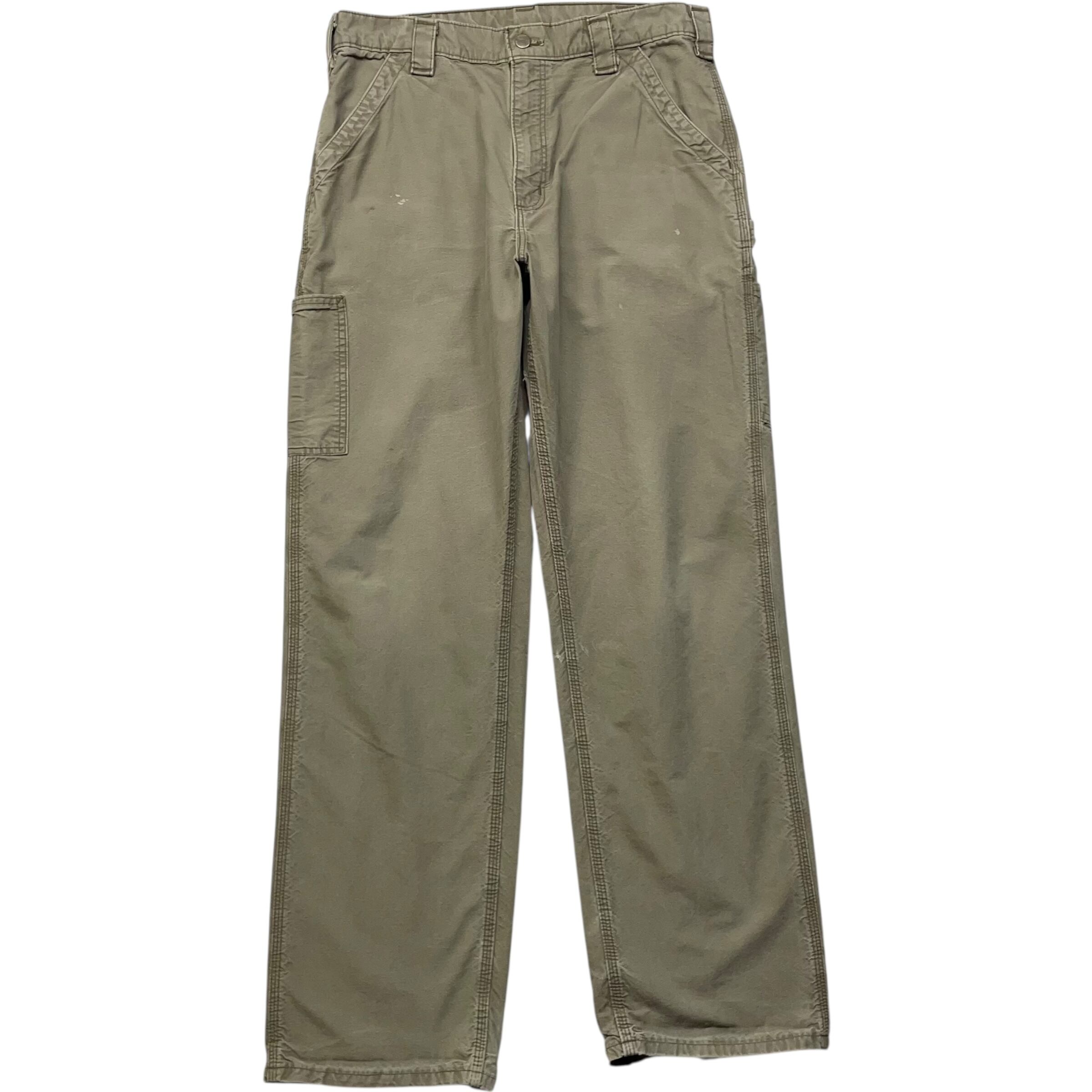 《実寸 W33L33》 Carhartt カーハート ペインターパンツ ワークパンツ カーキ no.8833