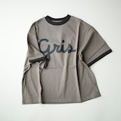 〈 GRIS 24SS 〉 Ringer Tee "Tシャツ" / Charcoal / size M