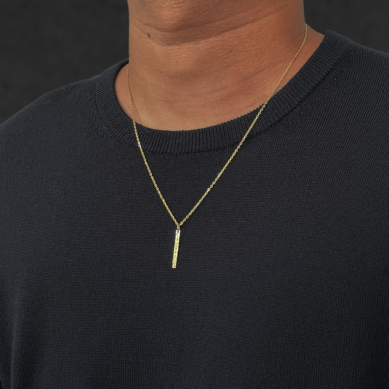 Hawaiian Rectangle Necklace〈316L〉