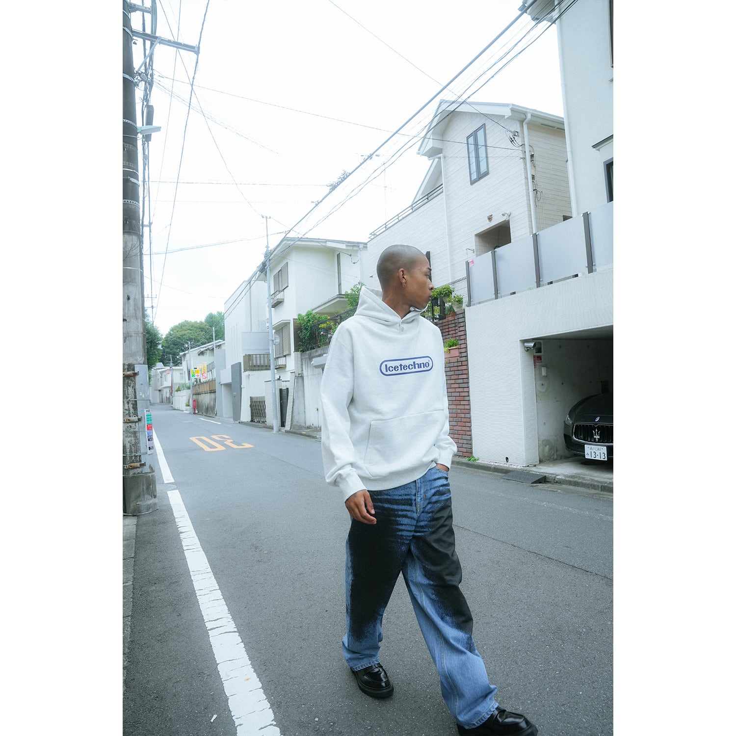 パンツ ICE & TECHNO PRINTED WHISKER DENIM 楽天市場】ICE & TECHNO | PRINTED WHISKER DENIM (BLUE) デニムパンツ