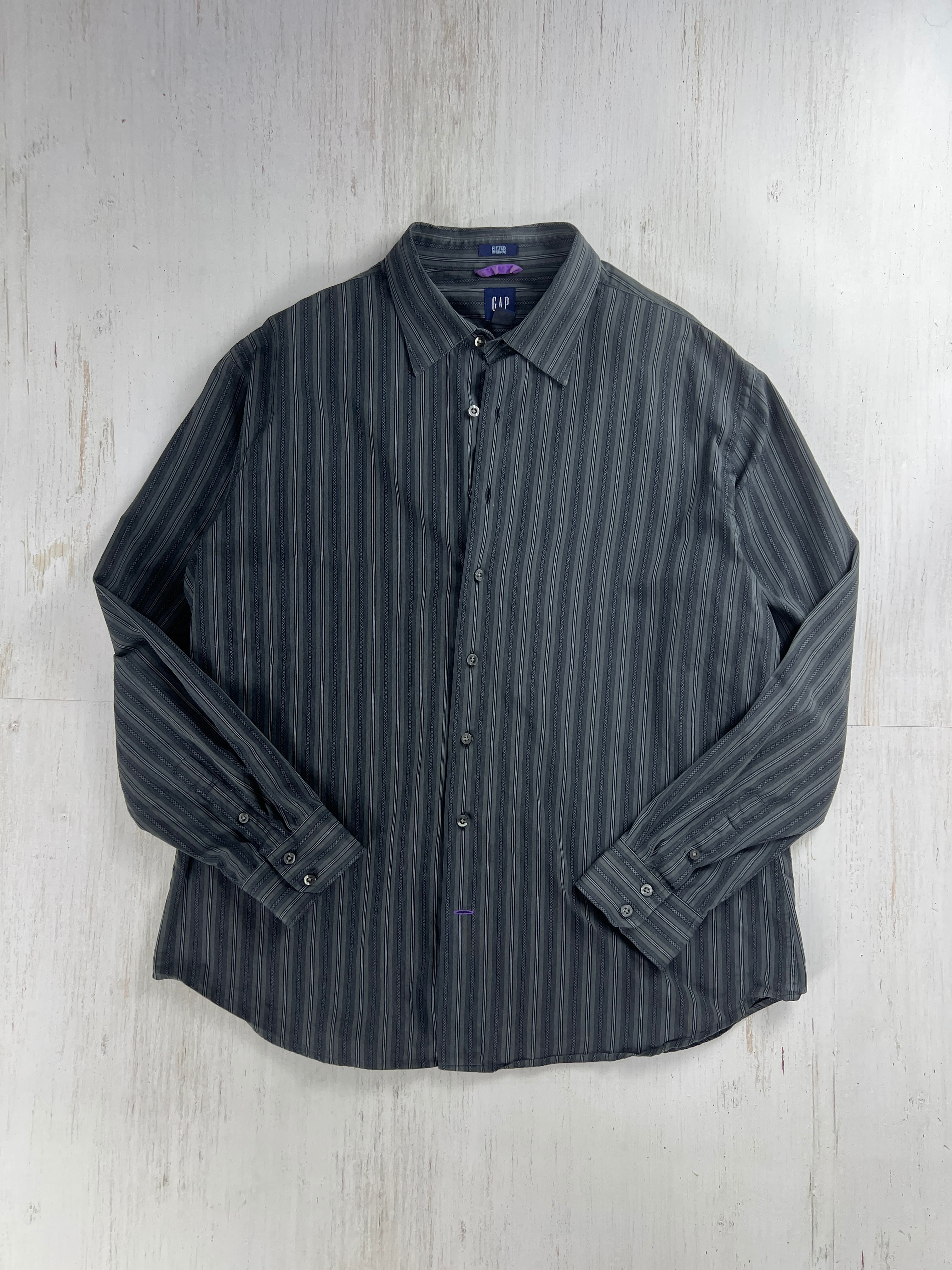 2000’s GAP Oversized Stripe Shirt XXL / GAP オーバーサイズ ストライプシャツ 2005年製