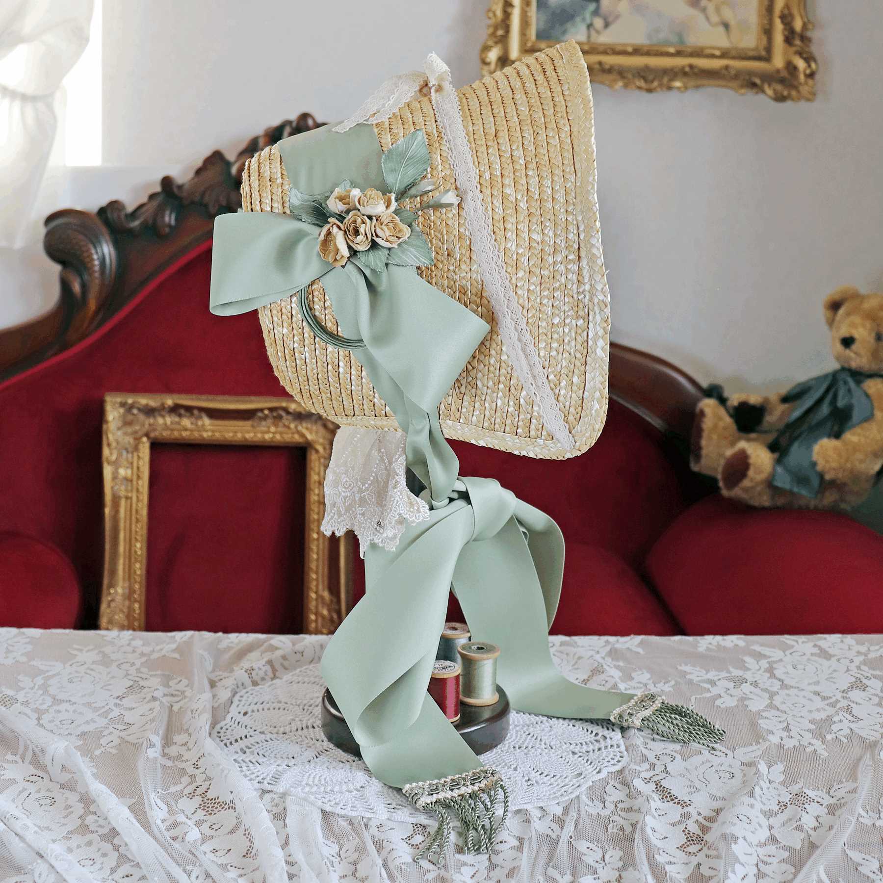 フローリアブーケストローボンネット 布花ver | L'aristocratie-ラ