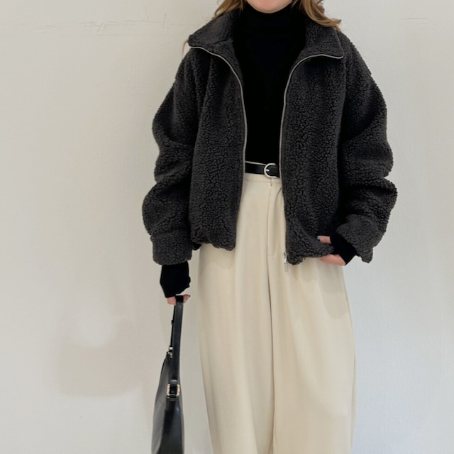 ナンバーミーTOKYO"BORE BALLOON BLUSON"CHRCOAL