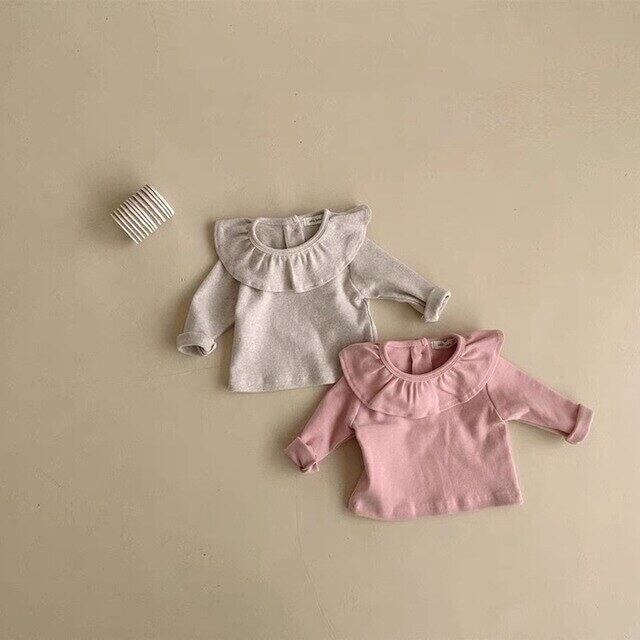 【BABY&KID】プリンセス風シンプル系シャツ