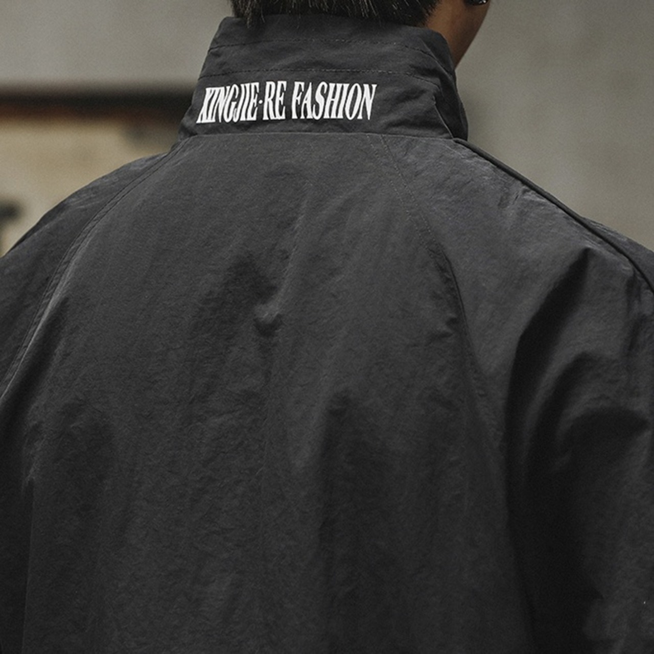 Stand Collar & Snap Button Coach Jacket ◇2color H0483