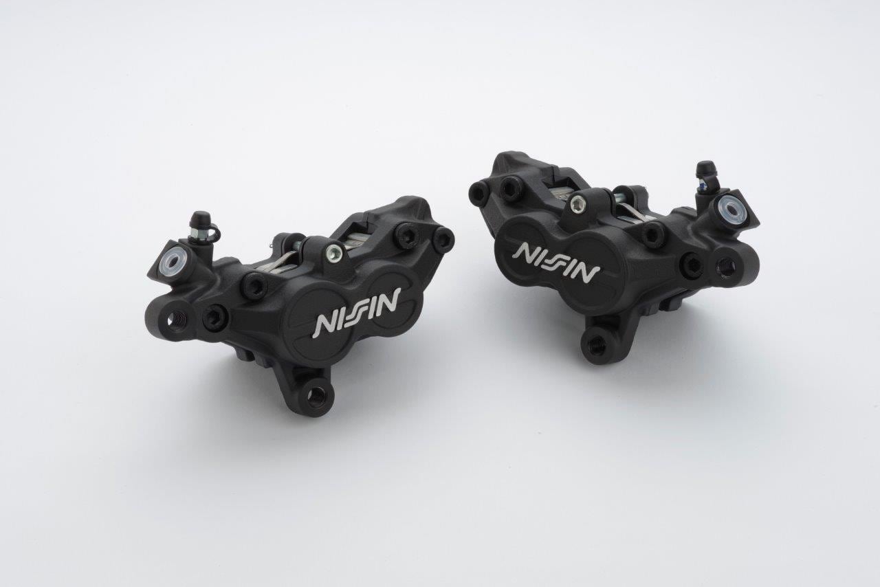 NISSIN 4piston brake caliper TZ type 90mm fixed pitch black NISSIN 4piston brake caliper TZ type 90mm fixed pitch black