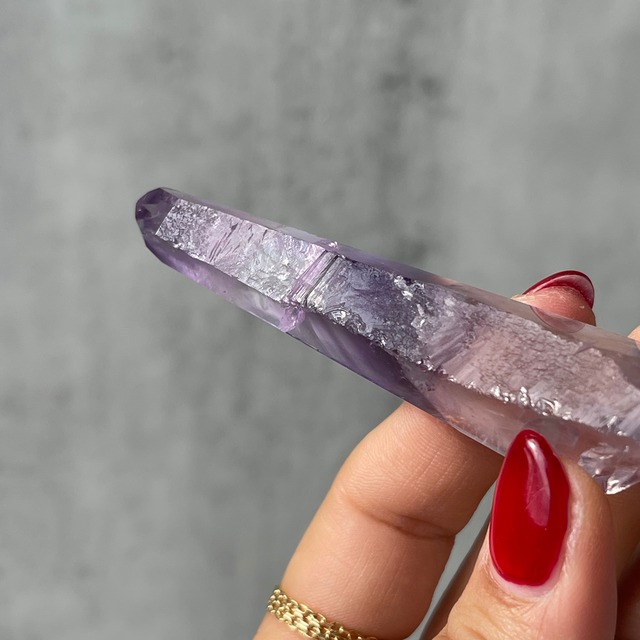 パープルファントムアメジスト ポリッシュポイント｜Cordeiros, Bahia, Brazil